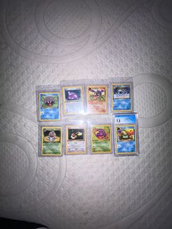 1995 Pokémon cards WILLING TO TRADE FOR GODZILLA AND JURASSIC PARK