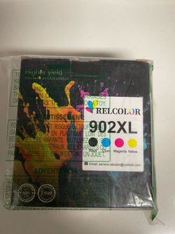 Relcolor 902XL Ink Cartridge Combo Pack
