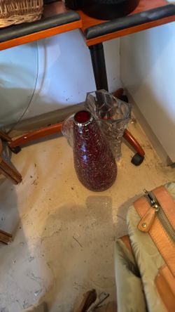 Beautiful lead crystal vases