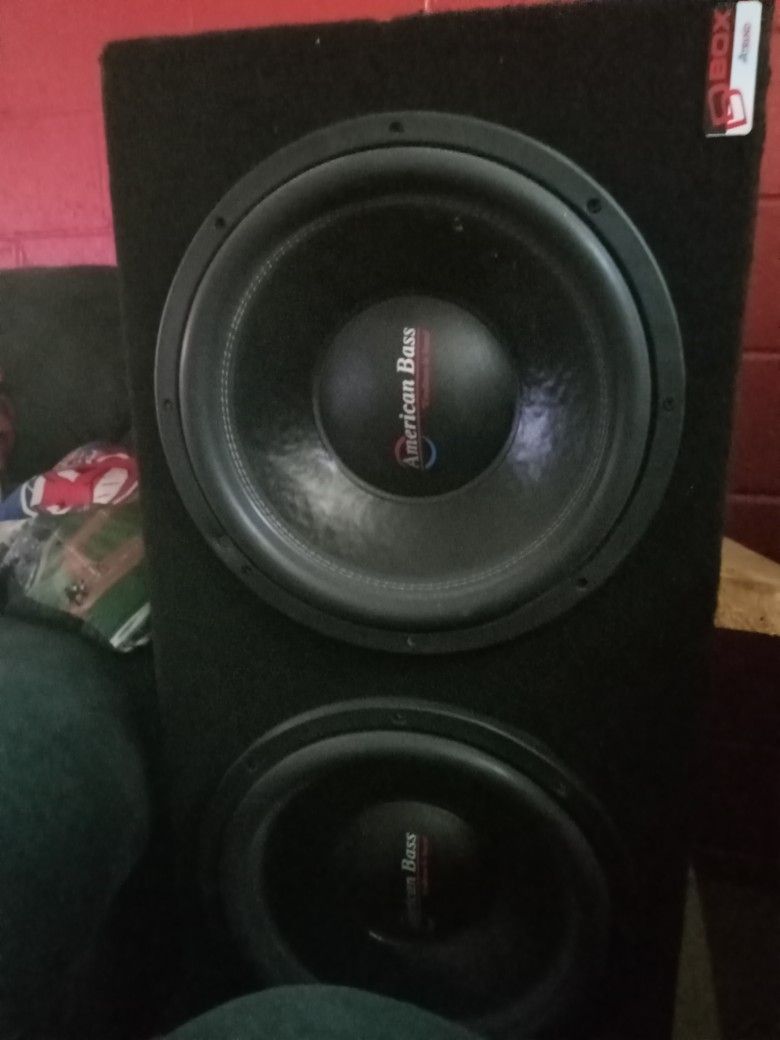 2 15zz American Bass Kicker Box HI Defention