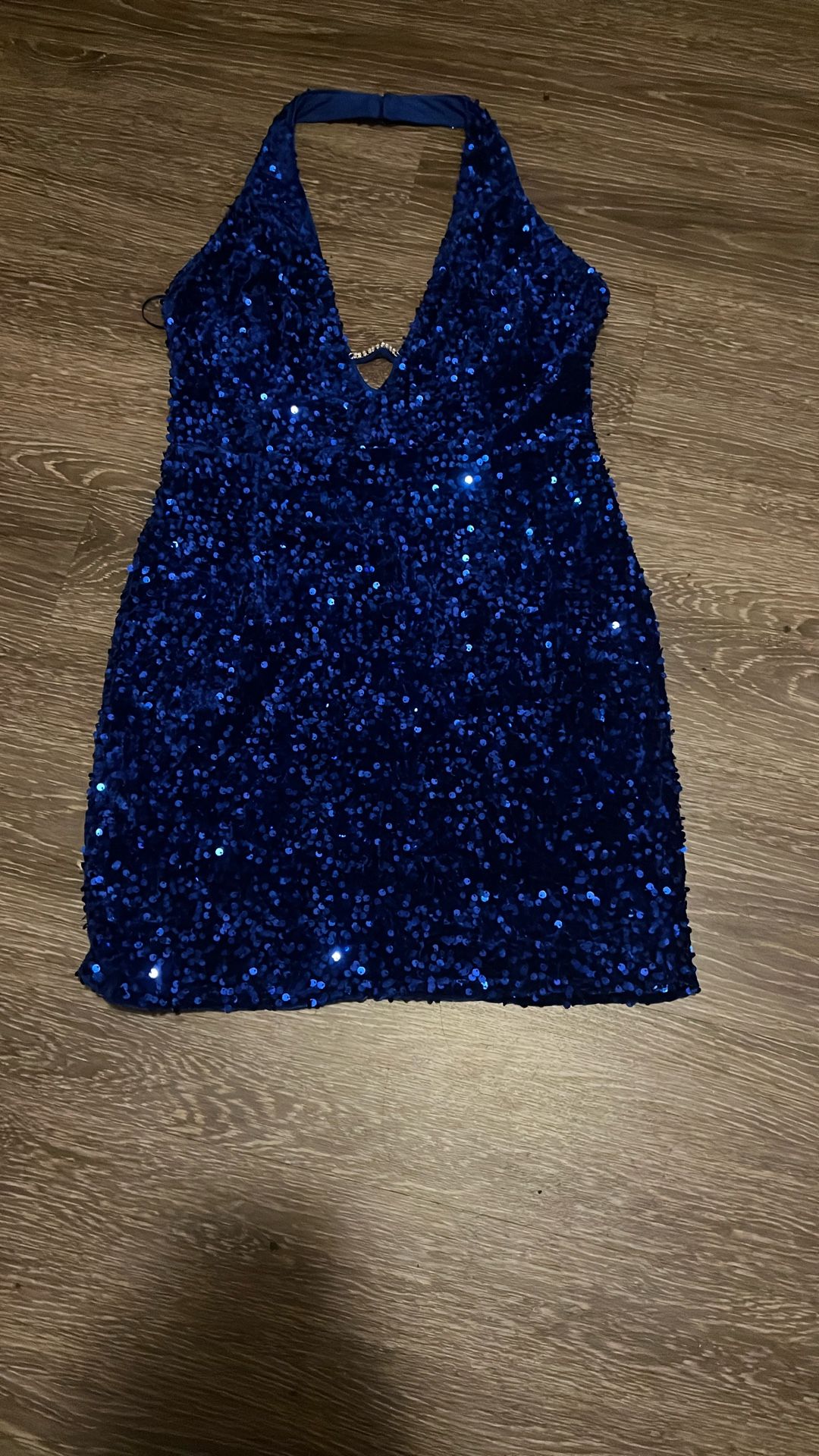 From Fashion, Nova Blue Sequence Mini Dress