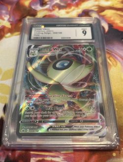 Pokémon Celebi VMAX Holo 2021 Chilling Reign 008/198 TCG CGC 9 MINT.