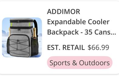Expandable Cooler $20