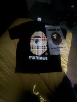 All black Burberry baoe tee