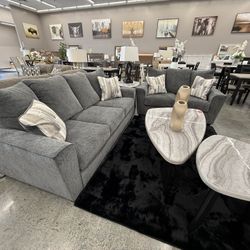 2 PC SOFA AND LOVESEAT 