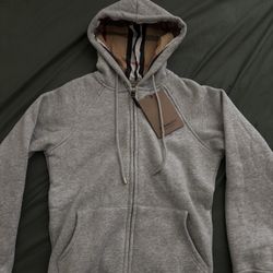 Burberry Claredon Grey Zip-Up 