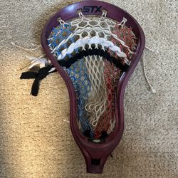 Custom Dyed/Strung STX Lacrosse Head