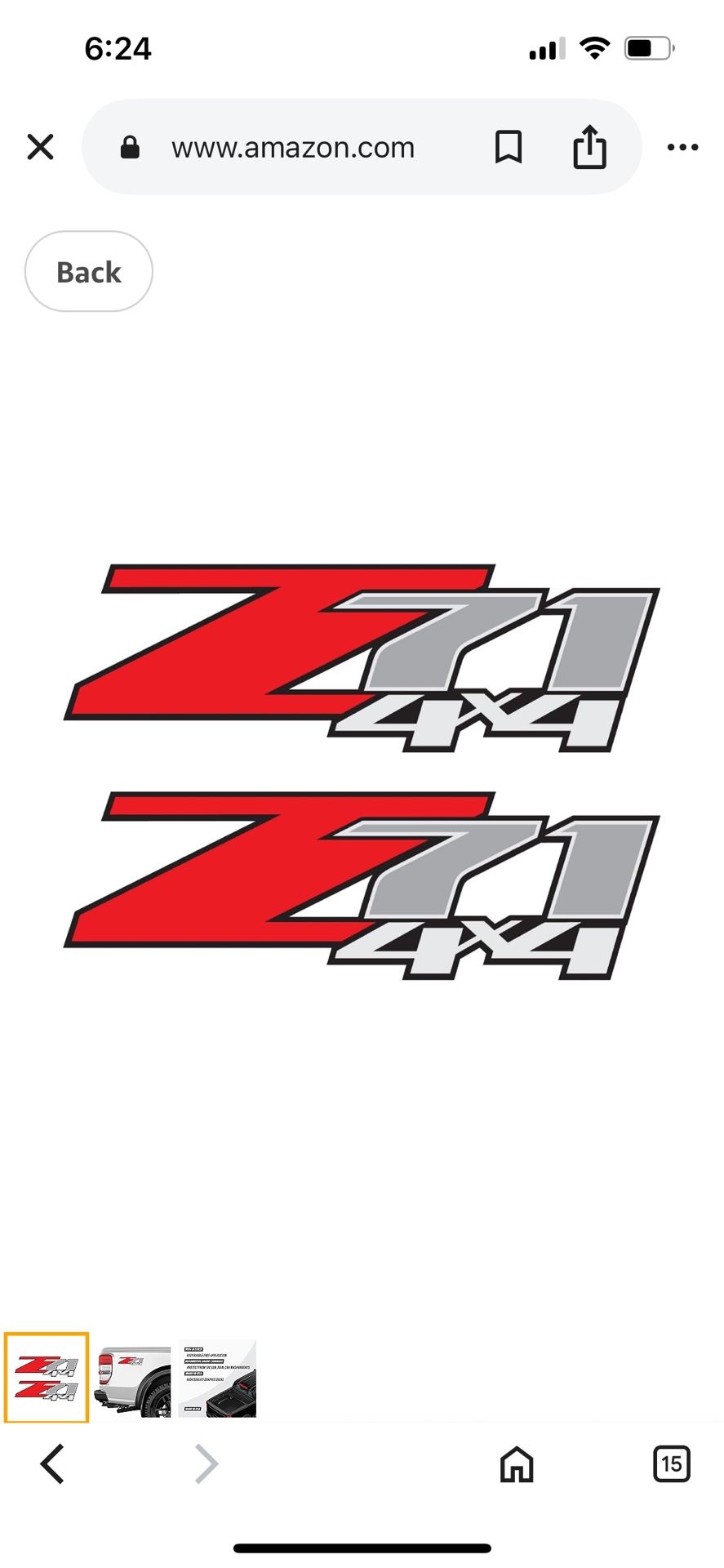 Z71 4x4 Decals