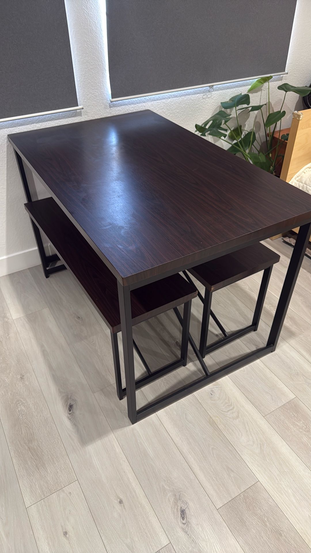 Kitchen Table with Two Bench