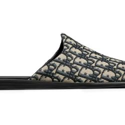 Men's Dior Oblique Pattern Sandals/Mules 9 1/2