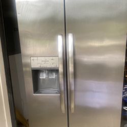 FOR SALE: Stainless Steel Frigidaire Side-by-Side Refrigerator - $500 (Negotiable)