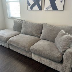 Beautiful Grey Cloud Couch
