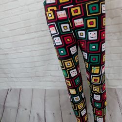 LuLaroe Christmas Leggings One Size 