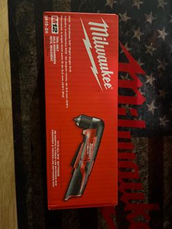 New Milwaukee M12 Right Angle Drill