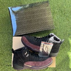 Jordan A Ma Maniere Black 12s 