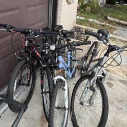 4 Bicycles NOT SEPARATING 