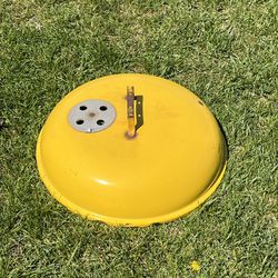 Vintage 18” Weber Yellow BBQ Grill Cover 1970’s
