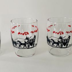 Vintage Drinking Glasses Of 4