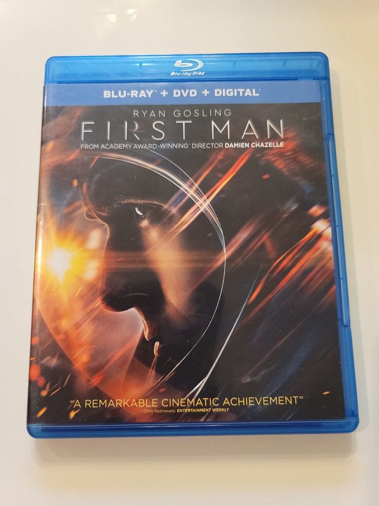 $5 BLU RAY. FIRST MAN. $5 OR TRADE FOR A MOVIE TITLE I DO NOT ALREADY OWN. BLU RAY ONLY NO DIGITAL .