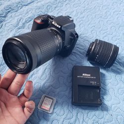 2021 Professional Camera Wifi Bluetooth 256GB Nikon Camera With 2 Lens & Extra all works 100% $650! Or best offer... is brand new Conditions