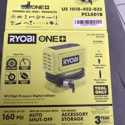 Ryobi  Tire Pressure Inflater