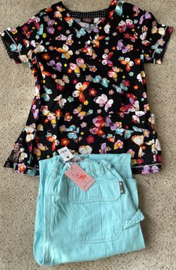 Koi Set- Size Small - Lindsey Pant and Koi Top