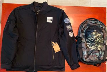 north face flight aviator bomber jacket