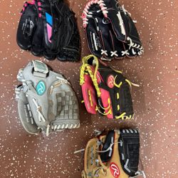 Youth baseball gloves