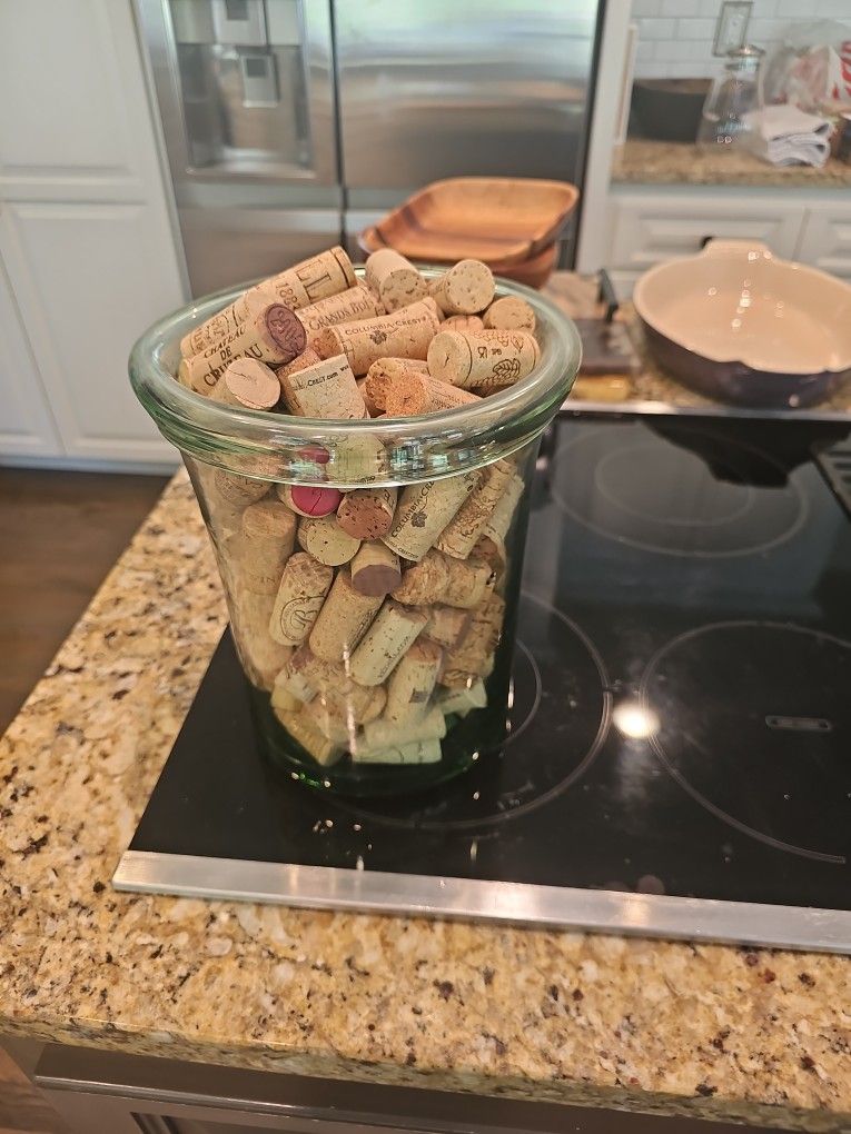 Jar Of Wine Corks