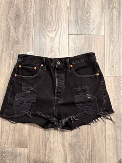 Levi’s black Jean shorts