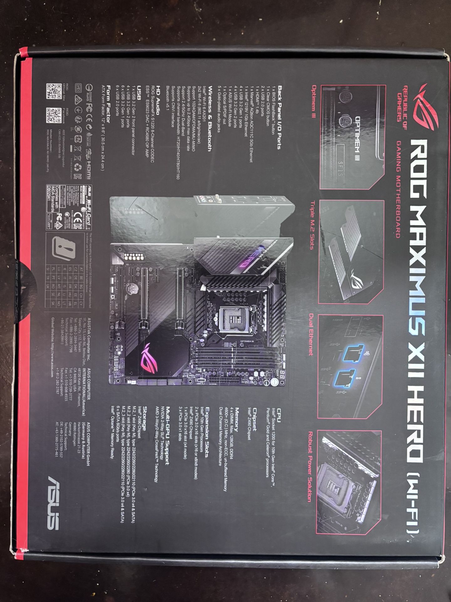 ASUS ROG Maximus XII Hero (Wi-Fi)