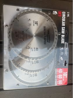 New Tool Shop Circular Saw Blade Sets 10 inch & 12 inch ($35 each)