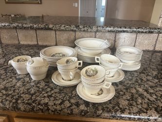 Vtg American Limoges China Set