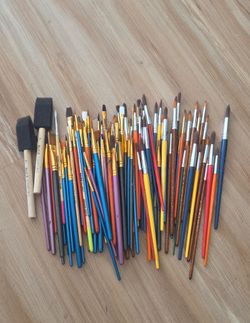 Bunch Of Paint Brushes. Negotiable Price