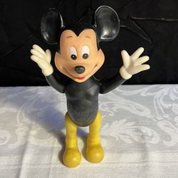 Vintage 1950s Disney Mickey Mouse Vinyl doll.