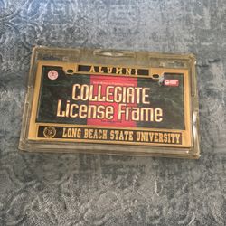 Vintage Long Beach State University Alumni License Plate