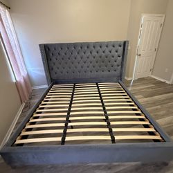 King Bed Set With Headboard Bedding Frame