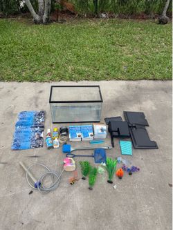 Aquarium fish 🐠 tank + accessories
