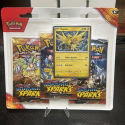 Surging Sparks 3 Pack Blister (Zapdos)