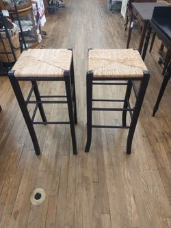 Bar stool with cane seat $29 each