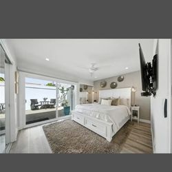 White King Platform Bed 