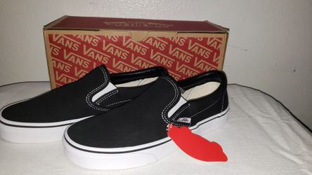 Vans BNWT Black Slip On Shoes