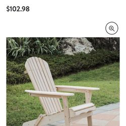 New Natural Wood Chair