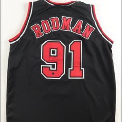 Dennis Rodman Signed Jersey