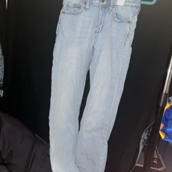 Old Navy Boy Skinny Jeans Size 10 W/ Elastic Tighten