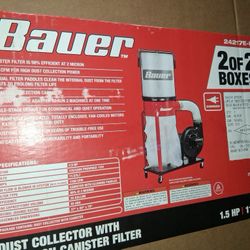 Dust Collector With Canister Filter. 