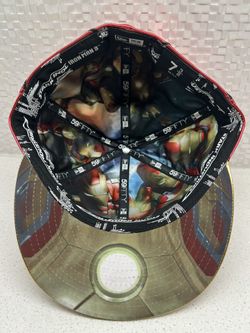 Casquette New Era 59Fifty Iron Man 3 - Taille 7 7/8, Or, Homme