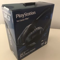 PlayStation Headphone, with Mic , Brand New !! Factory Sealed !!!