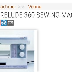 Viking prelude 360 sewing Machine