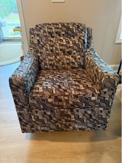 Reclining loveseat with matching glider chair